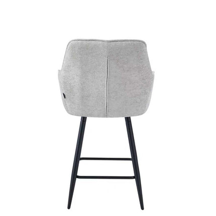 2 Stück Belissima Barhocker - Beige - Chenille