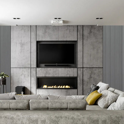 Eiche Grau - MDF & Filz & 3-seitiges Furnier - Akustikpaneele
60x270x2cm