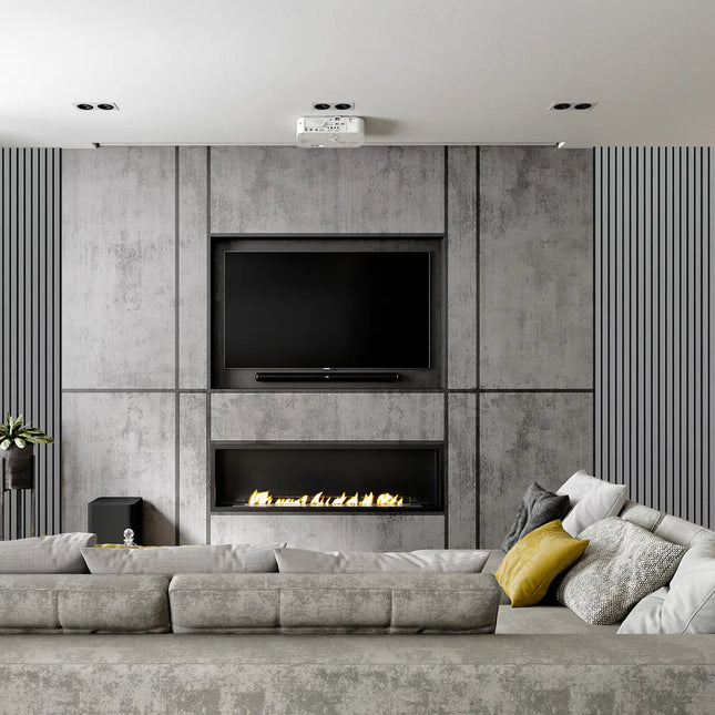 Eiche Grau - MDF & Filz & 3-seitiges Furnier - Akustikpaneele
60x270x2cm