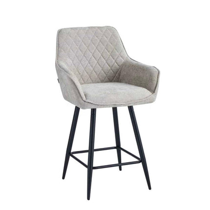 2 Stück Belissima  Barhocker – Teupe - Chenille