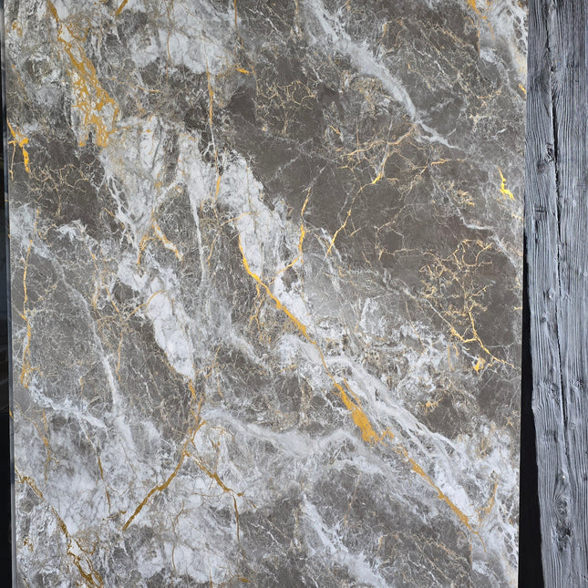 Braun-Gold - PVC Wandpaneel - Marmoroptik
122x260x0.3cm