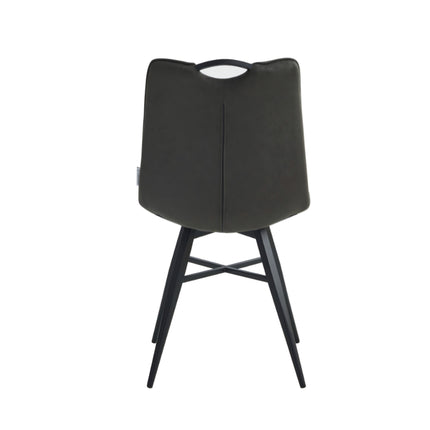 2 Esszimmerstuhl - Verty- Anthrazit - Mikrofaser