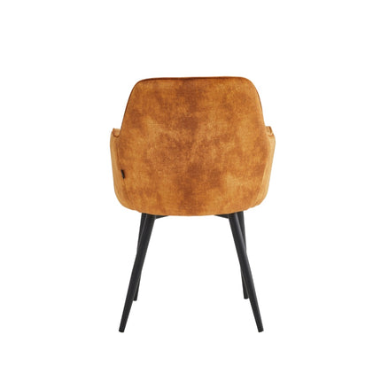 2 Stück Esszimmerstuhl - Levan - Okergeel 915 - Adoré Velvet