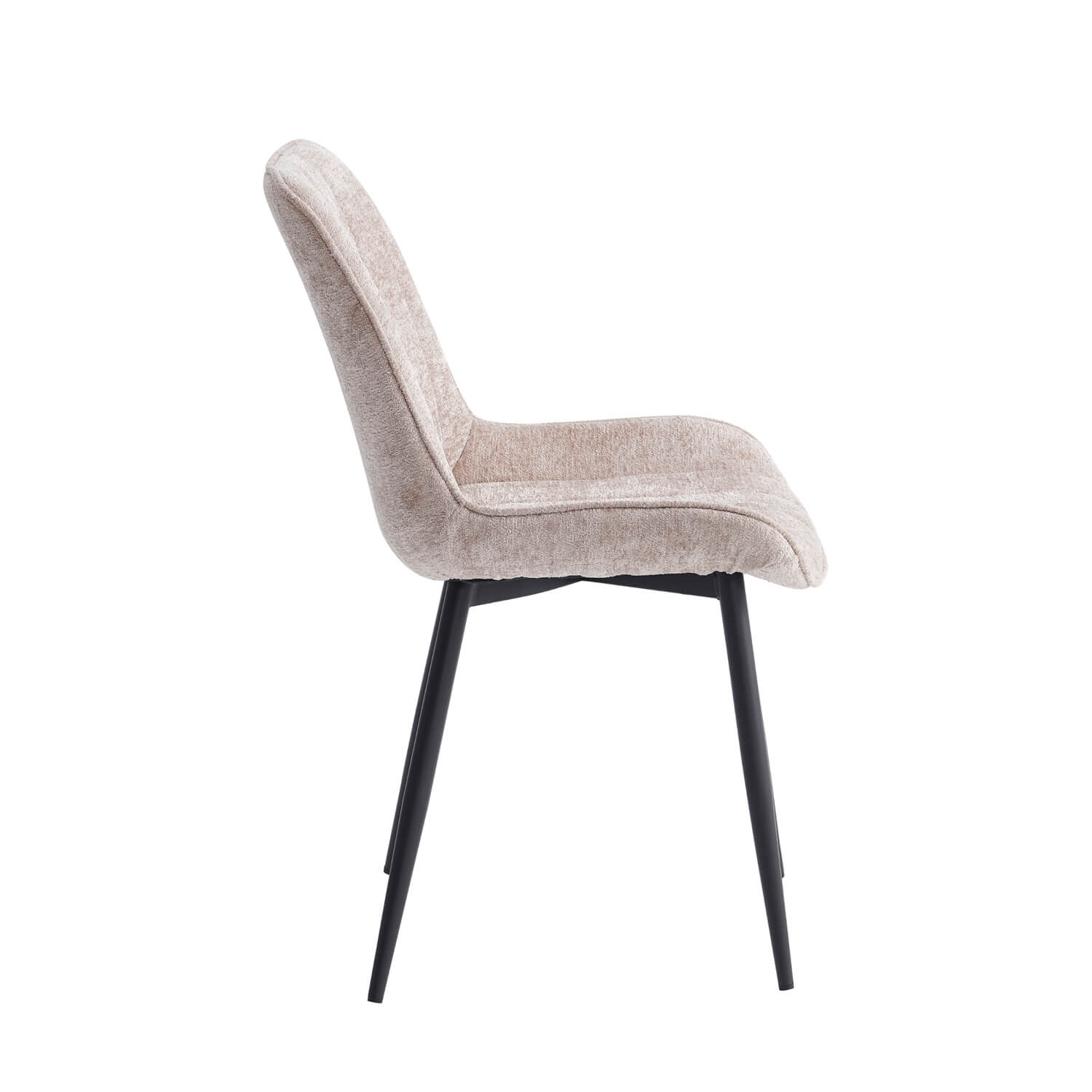 Verta Esszimmerstuhl - Beige Chenille