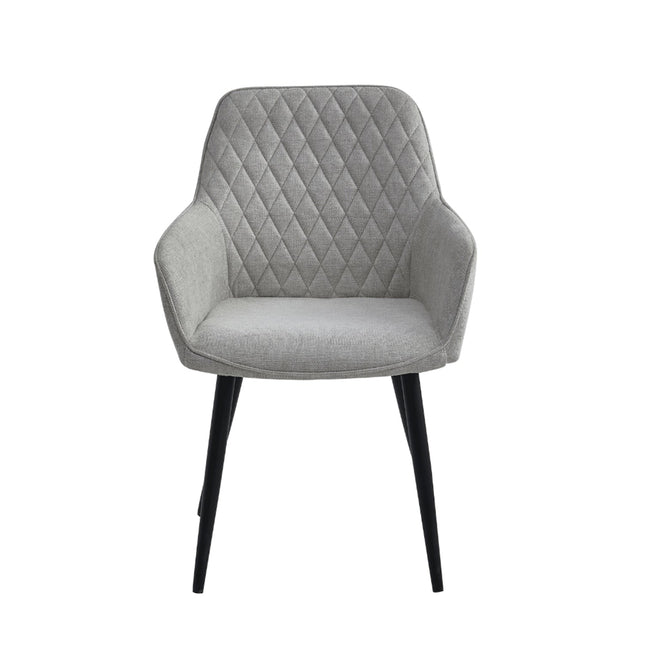 2 Stück Beverly Esszimmerstuhl - Beige gewebt