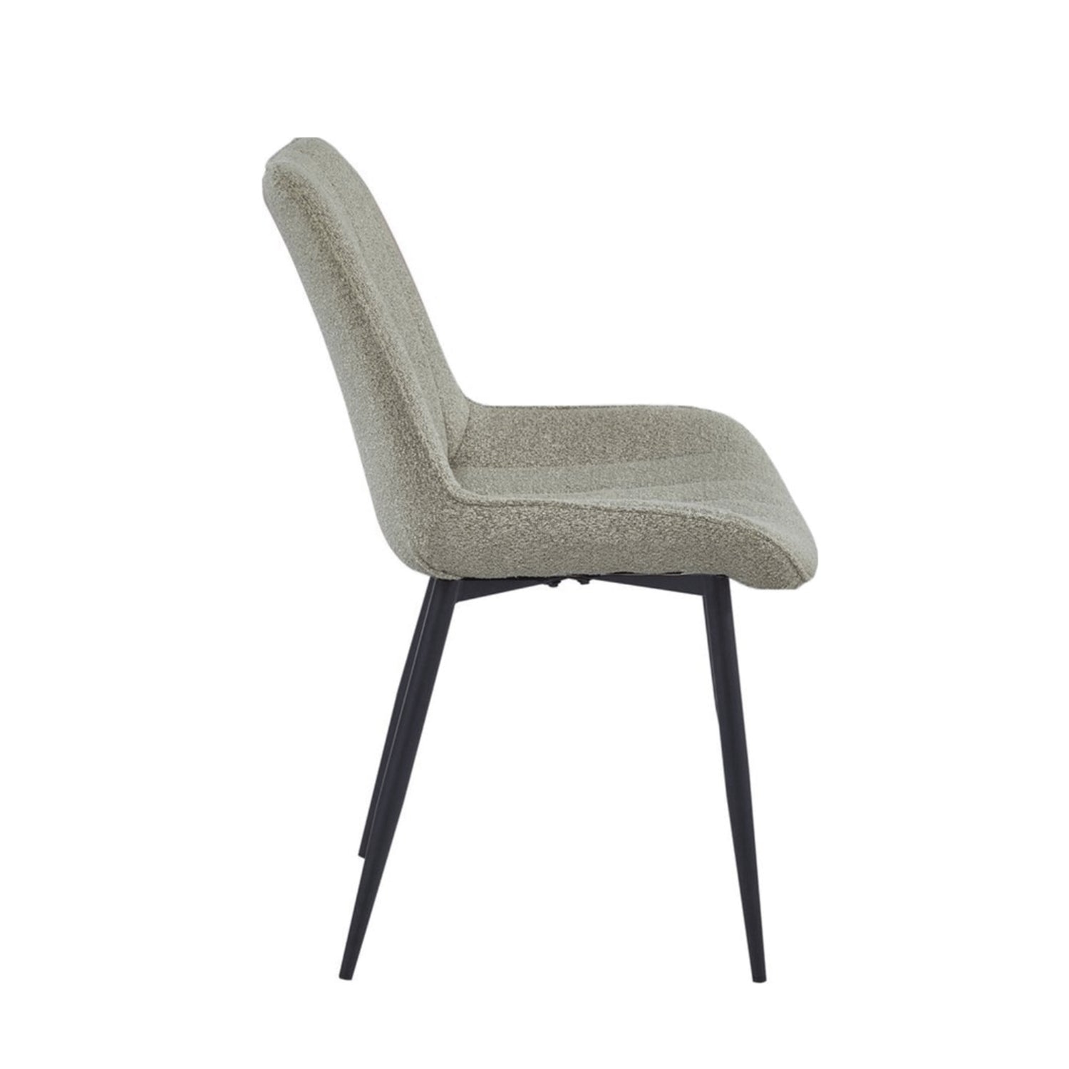 Verta Esszimmerstuhl - Beige Bouclé