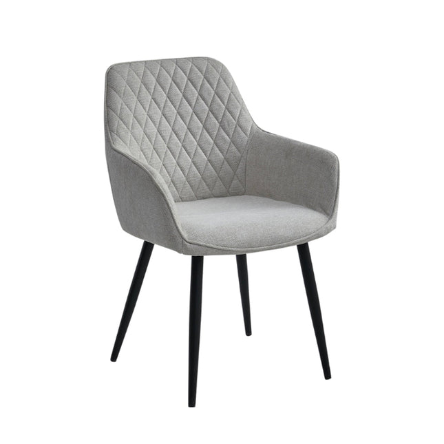 2 Stück Beverly Esszimmerstuhl - Beige gewebt