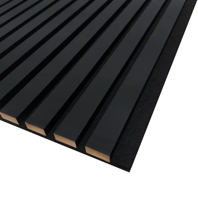 Schwarz - Filz & MDF & 3-seitig bearbeitet - Akustikpaneele
60x270x2cm