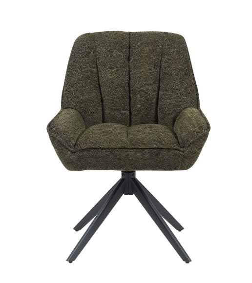 Vince Esszimmerstuhl Grün – Moderner Drehstuhl