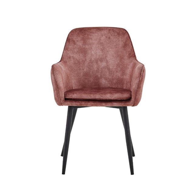 2 Stück Esszimmerstuhl - Levan - Rosa - Adoré Velvet