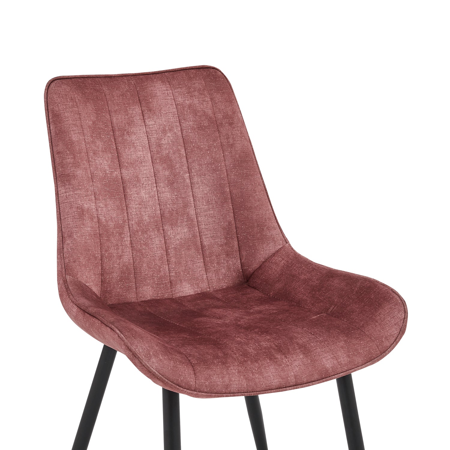 Verta Esszimmerstuhl - Rosa Adore Samt