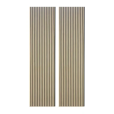 Helle Eiche – MDF & Filz & 3-seitiges Furnier – Akustikpaneele
60x270x2cm