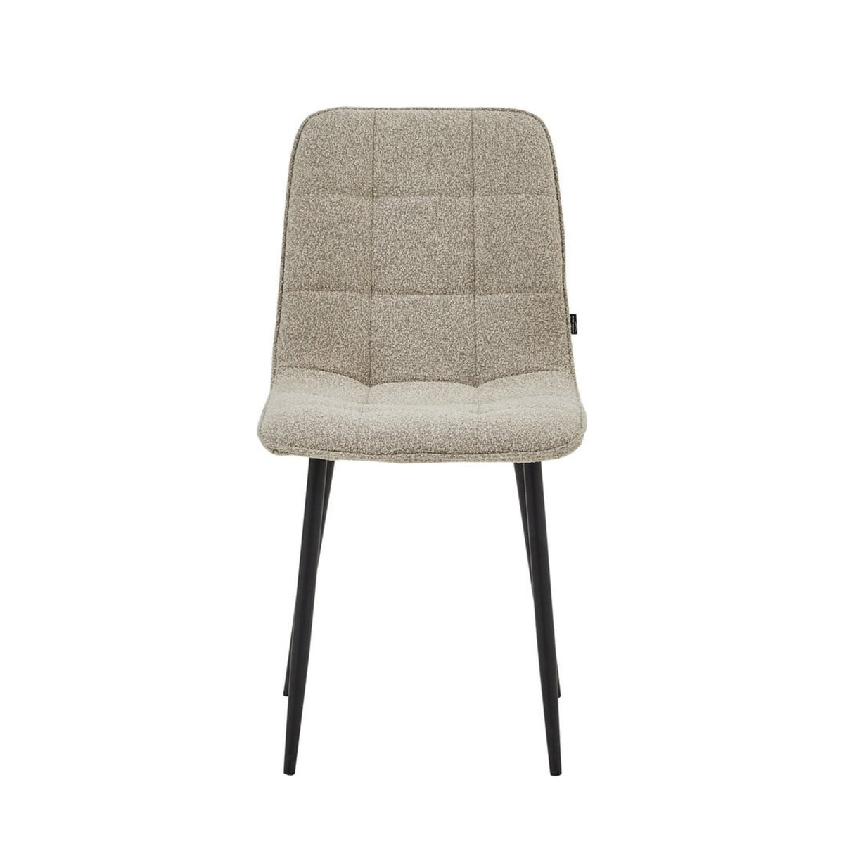 Ela Esszimmerstuhl - Beige - Boucle