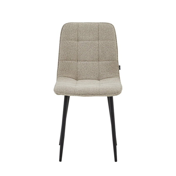Ela Esszimmerstuhl - Beige - Boucle
