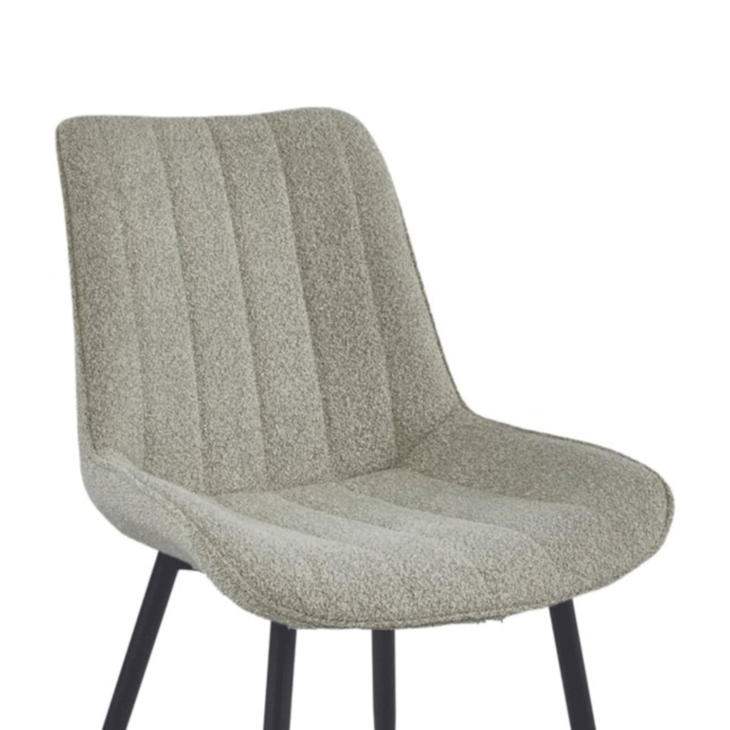 Verta Esszimmerstuhl - Beige Bouclé
