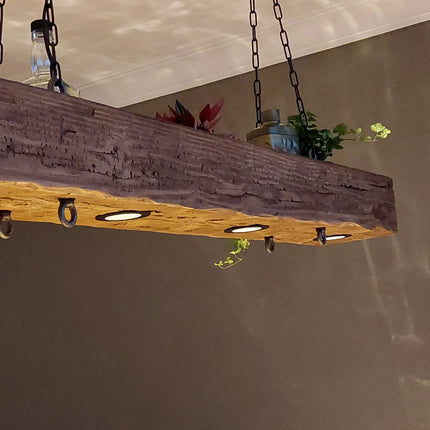 Dekorativer Balken Holz Braun 300x20x13