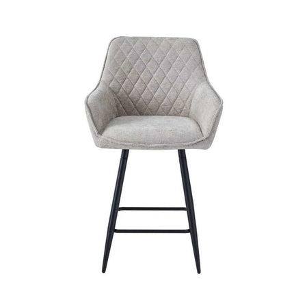 2 Stück Belissima  Barhocker – Teupe - Chenille