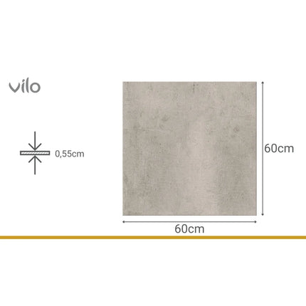 Concrete Beige – SPC Vinyl Boden 60x60x0,5cm - Stückpreis