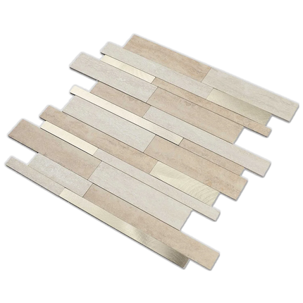 Brick Taupe - Selbstklebende Mosaik-Wandfliese
30x35.5x0.4cm
