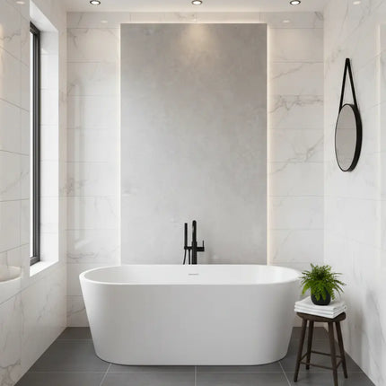 Rustikale Steinmatte Matt- SPC Wandplatte in Marmoroptik
120x260x0.3cm