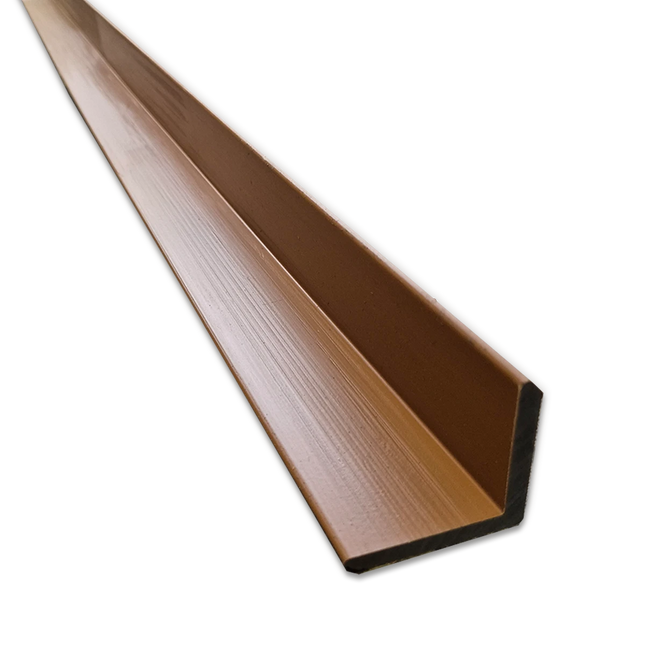Braunes Eichen-Überdeckprofil – (für WPC-Fassadenverkleidung)
Maße: 4×6×300cm