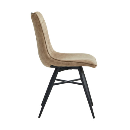 2 Esszimmerstuhl - Verty-Beige - Mikrofaser