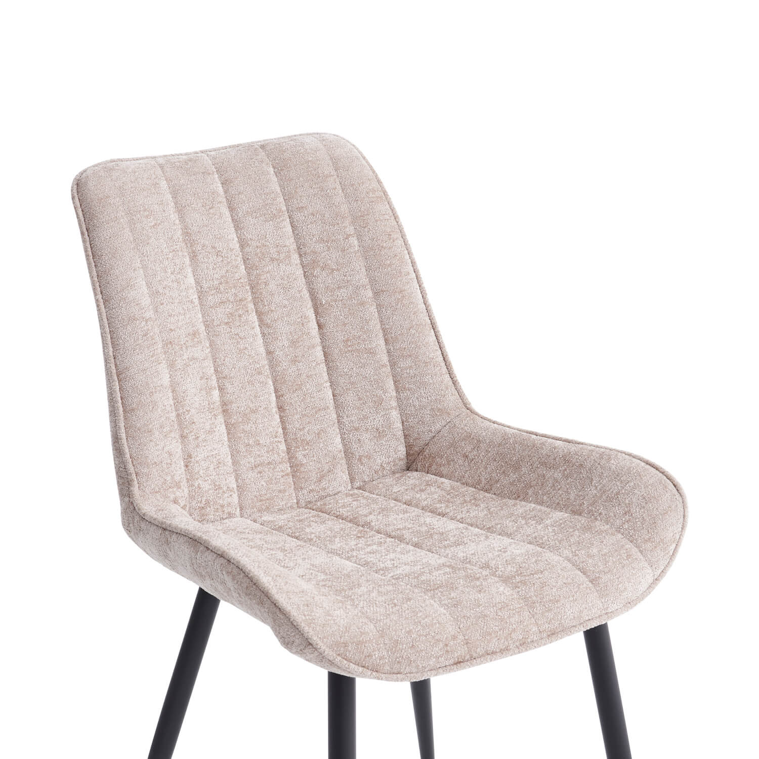 Verta Esszimmerstuhl - Beige Chenille