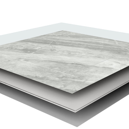 SPC Wandpaneel Ash Grey- 60x60cm|4mm – Marmoroptik- Wasserdicht- Stück Preis