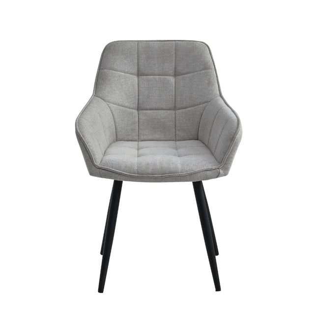 2 Stück Orlando Esszimmerstuhl - Beige gewebt