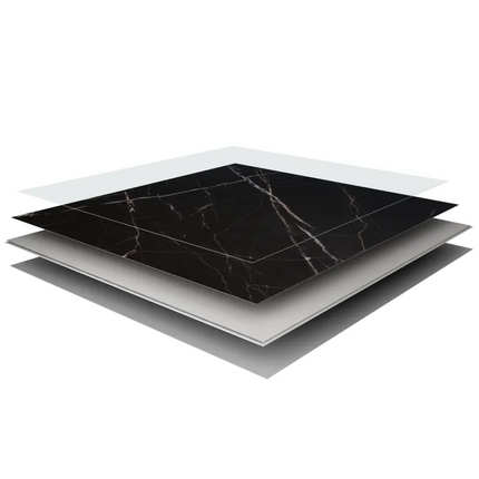 Calacatta Schwarz – SPC Vinylboden 60x60x0,5cm - Stückpreis