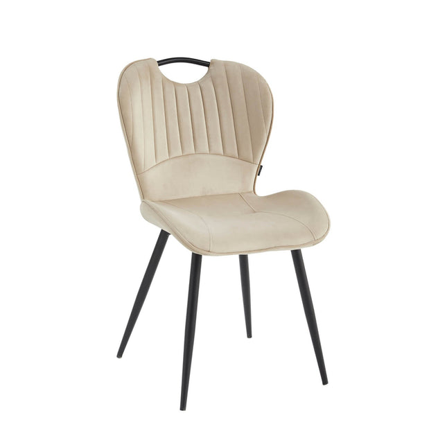 Alico Esszimmerstuhl - Beige Mikrofaser