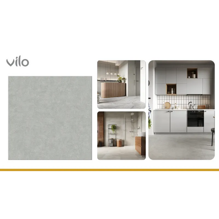 SPC Wandpaneel Concrete Light 60x60cm|4mm – Marmoroptik- Wasserdicht- Stück Preis