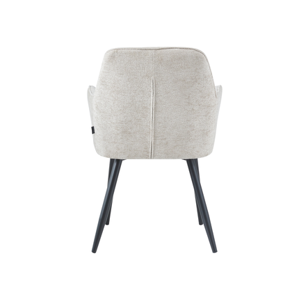 2 Stück Beverly Esszimmerstuhl – Taupe Chenille