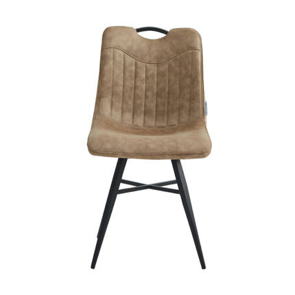 2 Esszimmerstuhl - Verty-Beige - Mikrofaser