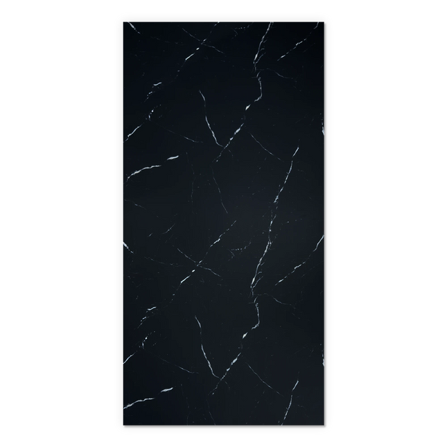 Mystisches Schwarz Matt– SPC Wandpaneel in Marmoroptik
120 × 260 × 0,3 cm