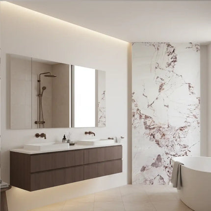 Arabescato – PVC Marmoroptik Wandpaneel
122 × 260 × 0,3 cm