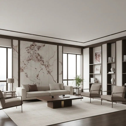 Arabescato – PVC Marmoroptik Wandpaneel
122 × 260 × 0,3 cm