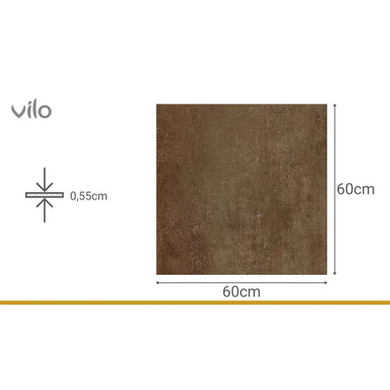 Rusty – SPC Vinyl Boden 60x60x0,5cm - Stückpreis