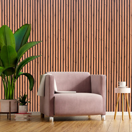 Walnuss - MDF & Filz & 3-seitiges Furnier - Akustikplatten
60x270x2cm