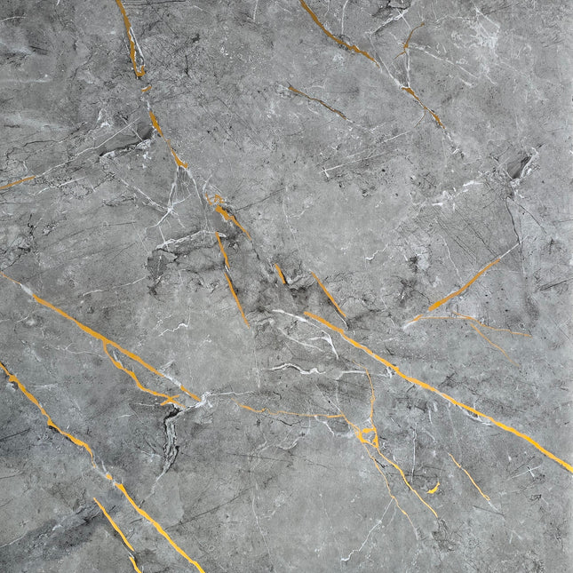 Grau-Gold - PVC Wandpaneel - Marmoroptik
122x260x0.3cm