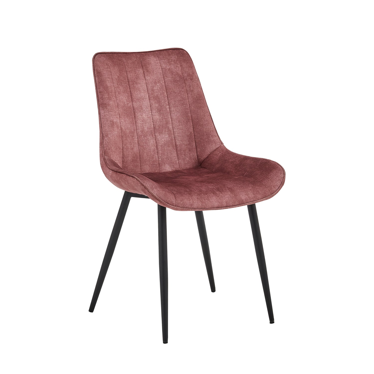 Verta Esszimmerstuhl - Rosa Adore Samt