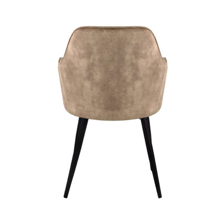 2 Stück Esszimmerstuhl - Levan - Champagne - Adoré Velvet