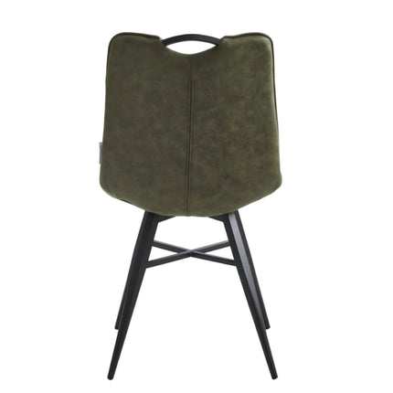 2 Esszimmerstuhl - Verty -Grün - Mikrofaser