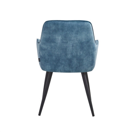 2 Stück Esszimmerstuhl - Beverly - Petrol - Adoré Velvet