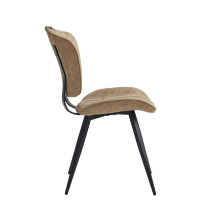 2 Esszimmerstuhl - Rondo-Beige - Mikrofaser