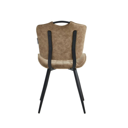 2 Esszimmerstuhl - Rondo-Beige - Mikrofaser