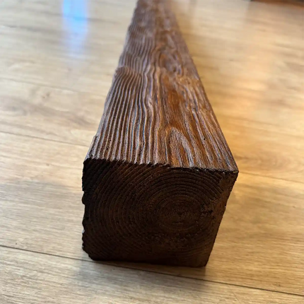 Dekorativer Balken Holz Braun 300x12x12