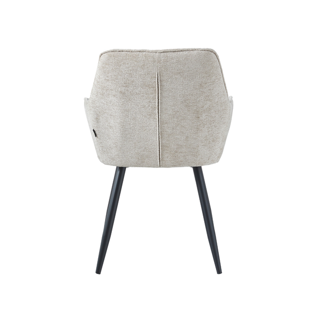 2 Stück Orlando Esszimmerstuhl - Champagne Chenille