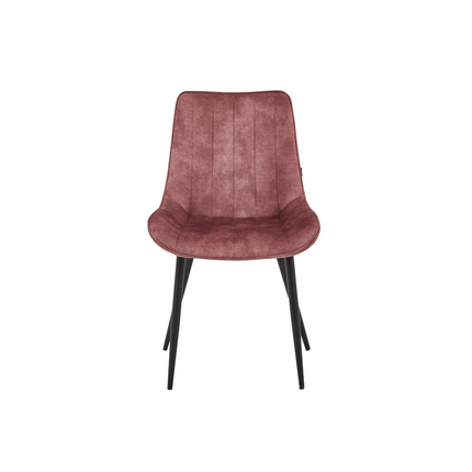 2 Stück Esszimmerstuhl - Verta - Rosa - Adoré Samt
