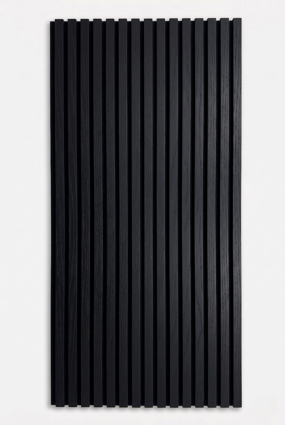 Zwart - MDF & vilt & 3-zijdig fineer - akoestische panelen - 60 x 270 x 2 cm